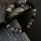 Lava Stone x Labradorite Bracelet
