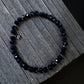 Navy Blue Crystals x Hematite Bracelet
