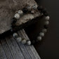 Lava Stone x Labradorite Bracelet
