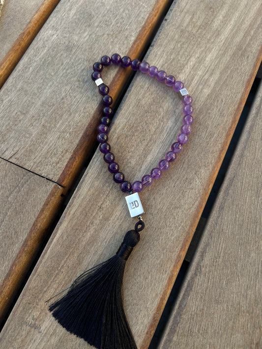 Amethyst Prayer Bead