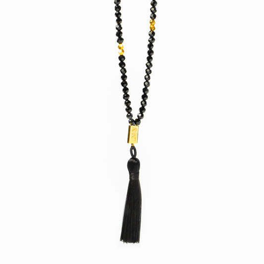 BlackxGold Prayer Bead