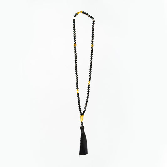 BlackxGold Prayer Bead