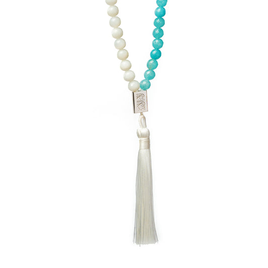 Aquamarine Prayer Bead